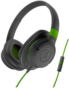 Audio Technica ATH-AX1iS GY Headset with Mic