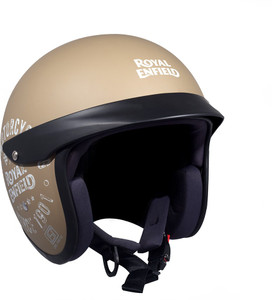 Royal enfield top sun peak helmet