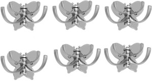Sunrise Butterfly Swivel 6 Pieces 4 - Pronged Hook
