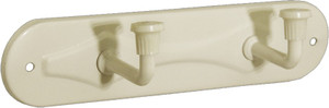 Doyours Doyours 2 Pin Ivory Hook Rail 2 - Pronged Hook Rail