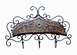 Woodenclave Antique Coat Hanger 3 - Pronged Hook