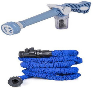 Tuzech Combo 7 in 1 EZ Car Washing System and 10 Metre Hose Pipe