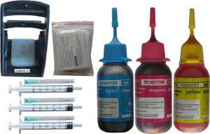 Max Ink Suction Tool Refillable Kit for Lexmark Z13 Cartridge with 90ML Multi Color Ink