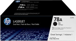 HP 78A Black Dual Pack LasetJet Toner Cartridge