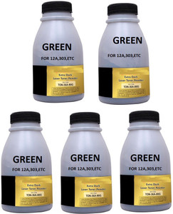 Green hp q2612a/canon 303 toner powder Single Color Toner
