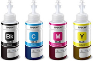 Epson Epson For L100/L200/L210/L220/L300/L350/L500 Single Color Ink (Black) Multi Color Ink