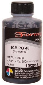 Formujet ICB PG40 Refill for Use in Canon PG 40, PG 50, PG 830, PG 810, PG 740, PG 88, PG 745 Ink Cartridges & CISS - 100 ML Bottle Single Color Ink