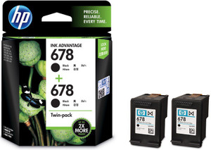 HP 678 Twin Pack Single Color Ink