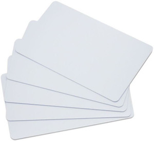 Dubaria Plain White PVC ID Cards For InkJet Printing - Pack Of 50 Cards Single Color Ink