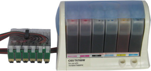 VMS CISS Tank TX700W For EPSON Stylus Photo TX700W/TX800FW with Multi Color Ink