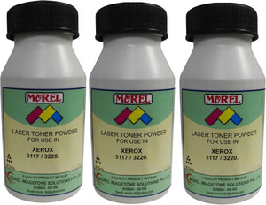 Morel Toner Powder for use in Xerox 3117 / 3220 Printer Cartridge Pack of 3 Single Color Toner