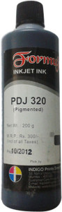 Formujet PDJ 320 Refill Ink For Use In HP 803 / 678 / 21 / 27 / 56 / 703 / 818 / 802 / 903 / 704 Ink Cartridges - 200 ML Black Refill Ink Bottle Single Color Ink