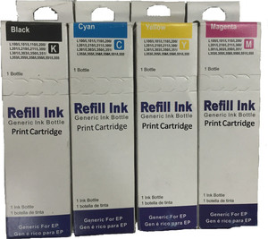 Print Cartridge Set For Epson L360 Multi Color Ink
