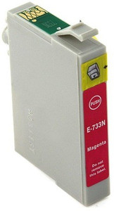Dubaria 73N Magenta Ink Cartridges Compatible For Epson T0733N Magenta Ink Cartridge For Use In Epson Stylus Printers C110, C79, C90, C92, CX3900, CX4900, CX5500, CX5600, CX5900, CX6900F, CX7300, CX8300, CX9300F, T10, T11, T20, T30, TX100, TX110, TX121, TX200 , TX210, TX220, TX300F, TX400, TX510FN, TX550W, TX600FW Single Color Ink