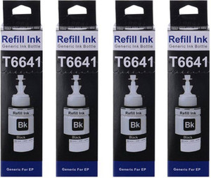 Print Cartridge Epson L100 / L110 / L130 / L200 / L210 / L220 / L300 / L310 / L350 / L355 / L360 / L365 / L455 / L550 / L555 / L565 / L1300 Set of 4 Ink Single Color Ink