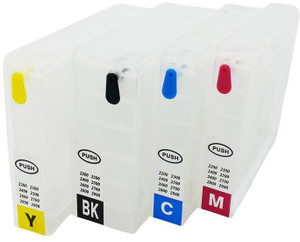 Dubaria Empty Refillable Cartridge For Canon Maxify 4070 / 5070 Printers Compatible With Canon 2700B (Cyan, Magenta, Yellow & Black) Multi Color Ink