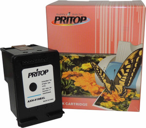 Pritop 818 XL Black Inkjet Cartridge Single Color Ink