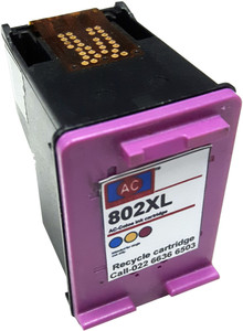 AC-Cartridge AC 802XL Color ink cartridge HP3050/J610/2000/J210/2050/J510/3000/J310/1050/J410/1000/J110/2010/K010/2060/K110. Multi Color Ink