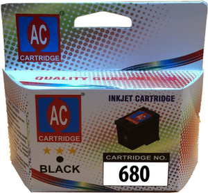 AC 680 Black ink cartridge compatible HP 2135, 3653, 3835, 4535. Single Color Ink
