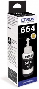 Epson Original Refill Ink T6641 For L100 / L110 / L120 / L200 / L210 / L300 / L350 / L355 / L550 / L555 Multi Color Ink