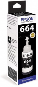 Epson Original Refill Ink T6641 For L100 / L110 / L120 / L200 / L210 / L300 / L350 / L355 / L550 / L555 Multi Color Ink