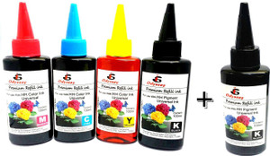 Odyssey Universal Premium Quality for use in HP/ Canon/ Brother/ Samsung Inkjet Printers 100 ML each x 4 CMYK Bottles Multi Color Ink