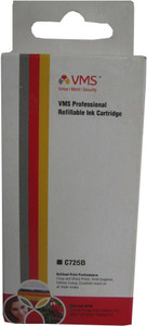 VMS C725B For Canon Refillable Ink Cartridge Prefilled Single Color Ink