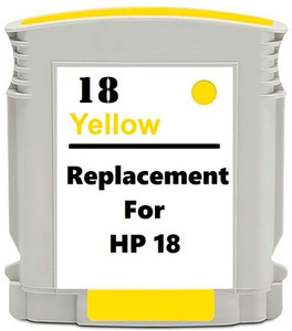 Dubaria 18 Yellow Ink Cartridge Compatible For HP 18 Yellow Ink Cartridge Single Color Ink