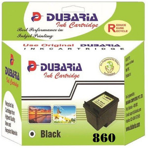 Dubaria 860 Black Ink Cartridge Compatible For HP 860 Black Ink Cartridge Single Color Ink