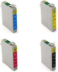 Dubaria 73N Compatible Ink Cartridges For Epson T0731N / 732N / 733N / 733N For Use In Epson Stylus Printers C110, C79, C90, C92, CX3900, CX4900, CX5500, CX5600, CX5900, CX6900F, CX7300, CX8300, CX9300F, T10, T11, T20, T30, TX100, TX110, TX121, TX200 , TX210, TX220, TX300F, TX400, TX510FN, TX550W, TX600FW - Combo Pack Multi Color Ink