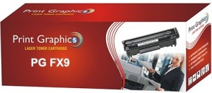 Print Graphics FX9 Cartridge - Canon Compatible For Use in Canon - 4000, 4100, 4140, 4150, 4200, 4270, 4300, 4320, 4350, 4600, L100, L120, L140, L160, L230 Single Color Toner