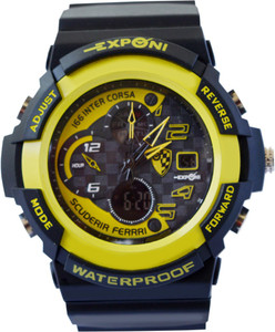 CREATOR Sport Analog Digital Watch For Men Buy CREATOR Sport Analog Digital Watch For Men EXPONI 166 Inter Corsa New Stylish Yellow Colour Online at Best Prices in India Flipkart