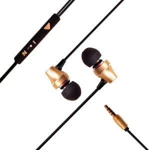 SMJ SMJ (X7) Super Stylish Design Classical Extra Bass DTS Surround METAL PLATED FINISH Universal Earphone Wired Headset With Mic
