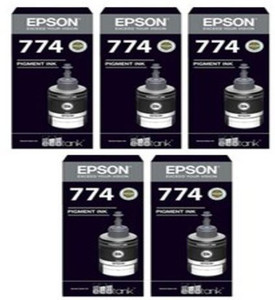 Epson Epson Ink T7741 Black Ink Pack of 5 For M100/200 Single Color Ink