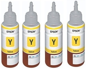 Epson Ink T6644 Yellow Ink Pack of 4 For L100/L110/L200/L210/L300/L350/L355/L550 Single Color Ink