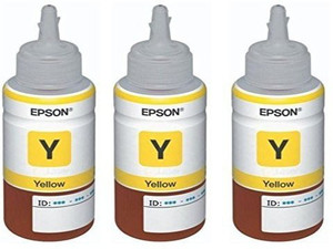 Epson Ink T6644 Black Ink Pack of 3 For L100/L110/L200/L210/L300/L350/L355/L550 Single Color Ink