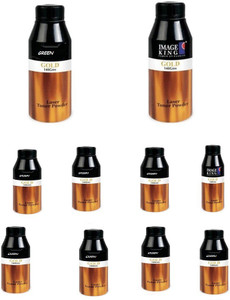 Green refilling powder for extra dark prints Single Color Toner