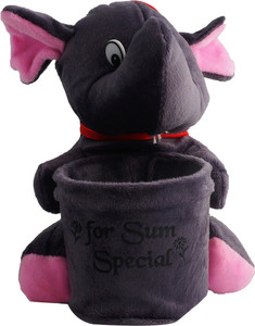 Aarushi Elephant Stuffed Toy Pen Holder - 16 cm