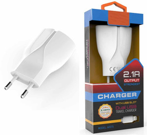 VibeX ® LDNIO High Quality 5V2.1A Daul USB Travel Adapter A2271 for iPhone & Android Mobile Charger