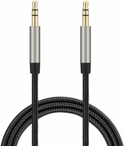 VibeX ™ Grade A Braided 3.5mm Male to Male Gold Plated Car Auxiliary Stereo Audio Cable