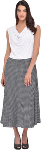 Hugo Chavez Women's A-line White, Black Dress