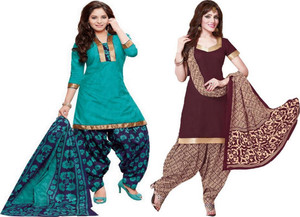 Reya Crepe Self Design Salwar Suit Dupatta Material