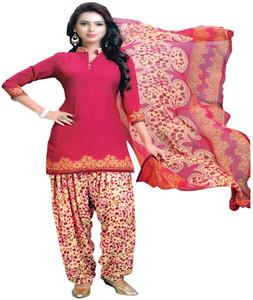 Reya Crepe Striped Salwar Suit Dupatta Material