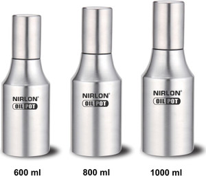 Nirlon 600 ml, 800 ml, 1000 ml Cooking Oil Dispenser Set