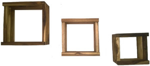 PeachCherry Rack Shelf Wooden Wall Shelf