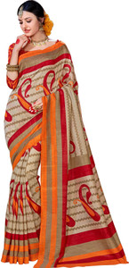 Yetnik Printed Fashion Silk Cotton Blend Saree