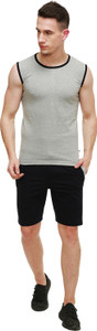 GLANZ COMFORT WEAR Solid Men's Grey, Dark Blue Bermuda Shorts, Night Shorts, Sports Shorts