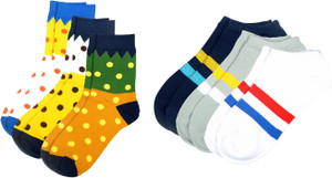 Color Fevrr Men & Women Mid-calf Length Socks