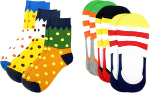 Color Fevrr Men & Women Mid-calf Length Socks