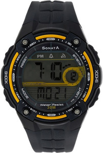 Sonata NH7949PP02J Digital Watch - For Men